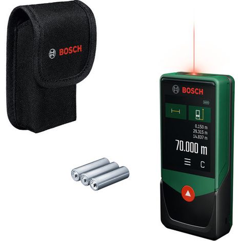Misuratore di distanza laser digitale Bosch PLM 70-27, raggio d'azione fino a 50 m, nella custodia (1/3)