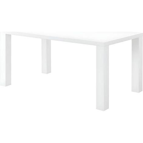 Tavolo da pranzo 6 coperti MDF laccato Bianco - MONICA