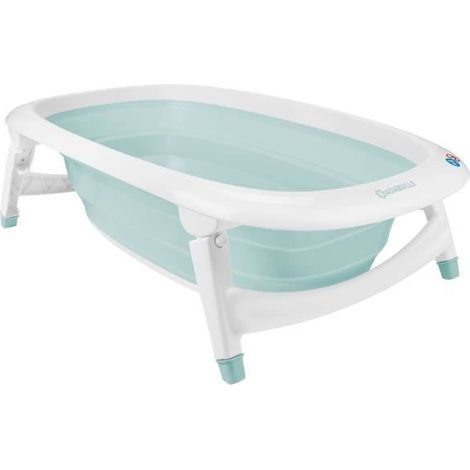Baignoire pliable BADABULLE. 35 L. Ultra-compacte. Bouchon de vidange avec indicateur de température. Design ludique. (1/5)