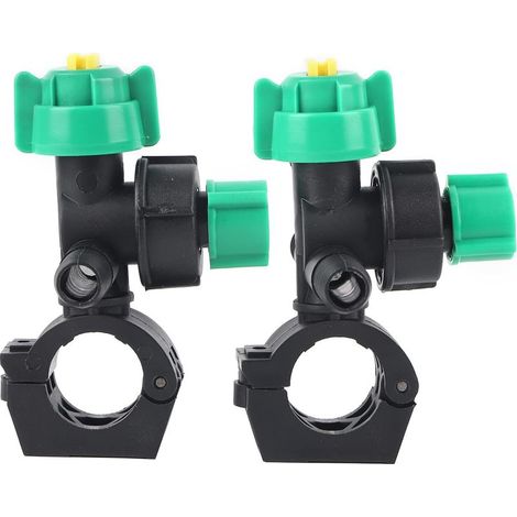 Buse de pulvérisation de tuyau d'arrosage, 2 pcs pulvérisateur de tuyau de réglage de filetage externe pour un contrôle facile de l'eau, buse de tuyau d'arrosage haute pression pour arroser la cour de (1/5)