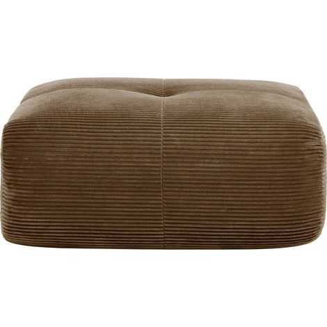 Canape d'angle Canape Droit Marron Modulaire avec Repose Pieds Dossier Reglable Fauteuil Relax Sans Montage pour Salon Chambre Bureau (1/5)