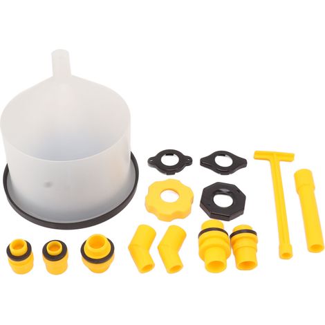 Kit de 15 entonnoirs de remplissage de liquide de refroidissement pour radiateur, anti-débordement, renforcé, universel, système de refroidissement (1/5)
