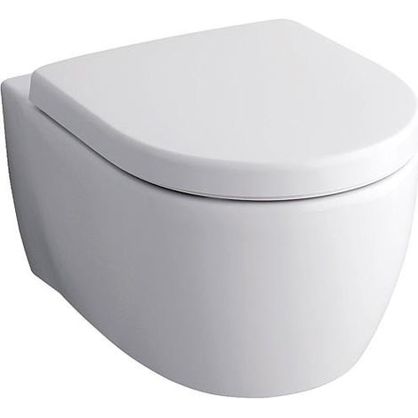 Geberit iCon WC suspendu, chasse deau basse, sans rebord, forme (1/3)