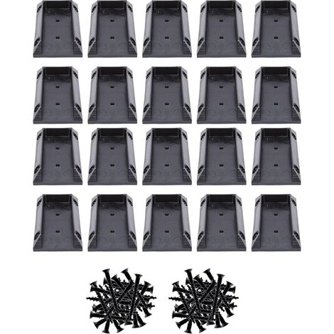 Stück Nylon Geländerhalterungen für 2x4 Zoll Pfosten robuste