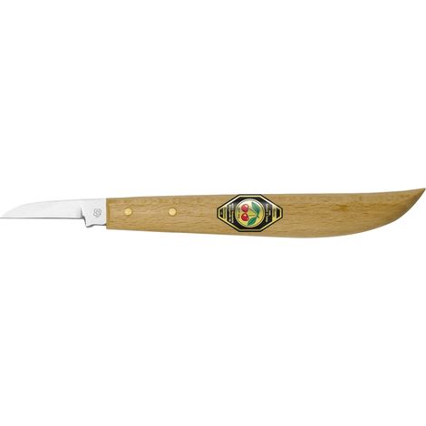 Kirschen 3358000 cuchillo de trinchar con muesca / cuchillo de trinchar  Cuchillo con lomo redondo y filo recto de acero especial al carbono, mango de carpe  Dureza: 59 - 61 HRc