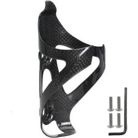 Fahrrad Flaschenhalter,Ultraleichter 3K Carbon Radfahren Wasserflaschenhalter Getränkehalter für Outdoor-Aktivitäten