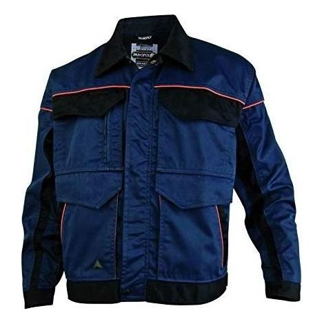 Delta Plus MCVE2MNTM Mach2 Giacca da Lavoro Multi Tasche Ripstop Bordo Riflettente Taglia M colore Blu Navy Nero