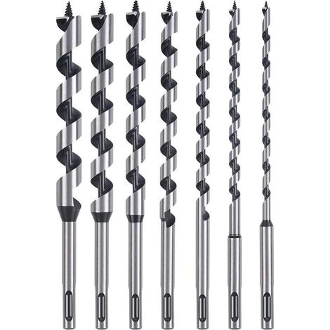 Set 7 forets métal - Pour bois tendre/dur, plastique, caoutchouc - Usage universel - Néerlandais (1/5)