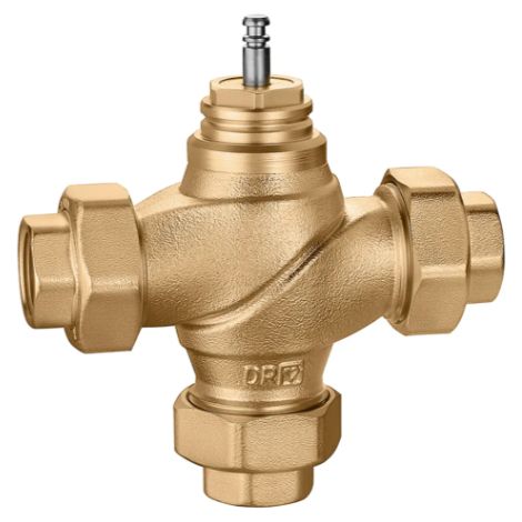 Drei-Wege-Regelventil, Gewinde, Durchgang. DN 25, Anschluss Rp 1" Caleffi 636610 25 - Rp 1"