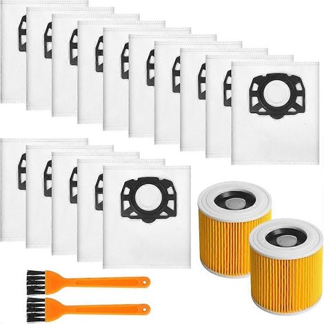 KFI 357 aspirateur sacs pour Karcher WD2 Plus / WD3 / WD3 batterie / SE 4001 / SE 4002 / Dry aspirateur 2.863-314.0 (1/5)