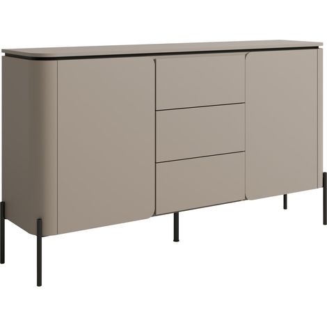 Cómoda Mirbeno 100 , Con cajones y puertas, Número de cajones: 0, 94x163x40cm (1/5)