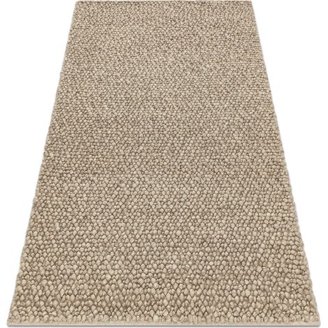Tappeto in lana TAHAR 99005C beige - TESSUTO A MANO, uniforme beige 120x180 cm