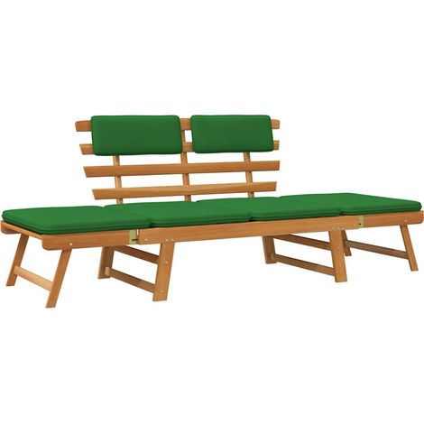 Maison Exclusive - Panca da Giardino Cuscini 2-in-1 190 cm Legno Massello d'Acacia (1/5)