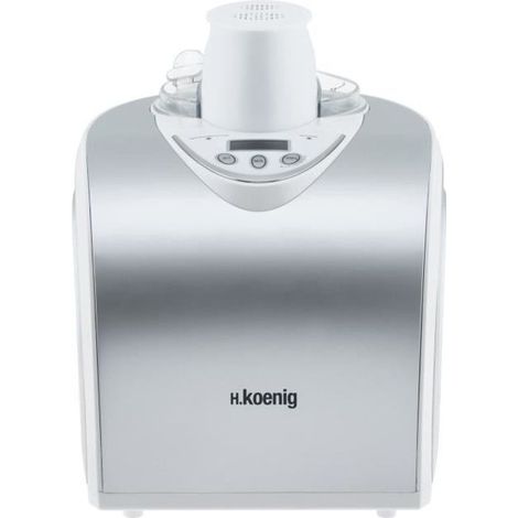 Eismaschine HKOENIG - HF180 - Kapazität 1 L - Schnelle Zubereitung: 30 bis 40 Min - 135W