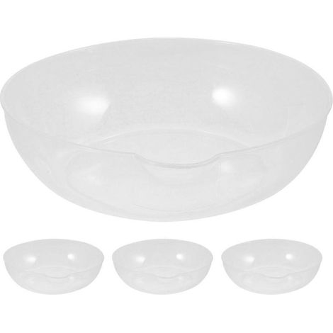 Lot de 4 plateaux de pesée transparents de rechange pour balance électronique de cuisine, plateau pour balance numérique, bols de pesée alimentaire transparents (1/4)