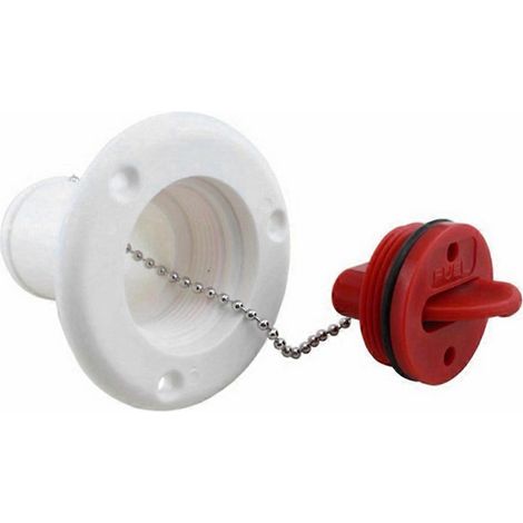 Accessoires Bouchon de radiateur Bouchon d'orifice d'injection Bouchon de rechange Accessoires RV Bouchon d'orifice de remplissage 38 mm Blanc (1/5)