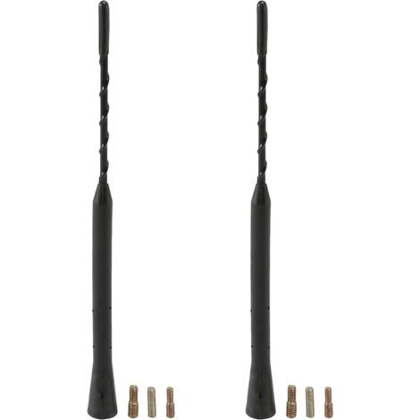 2X Antenne Aérienne Aérien PiqûRe D'Abeille Antibruit Flexible Universel Radio de Voiture (1/2)
