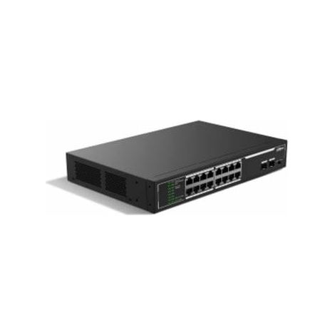 SG1018LP-2F - Switch unmanaged 18 porte Gigabit (16 PoE + 2 SFP uplink)