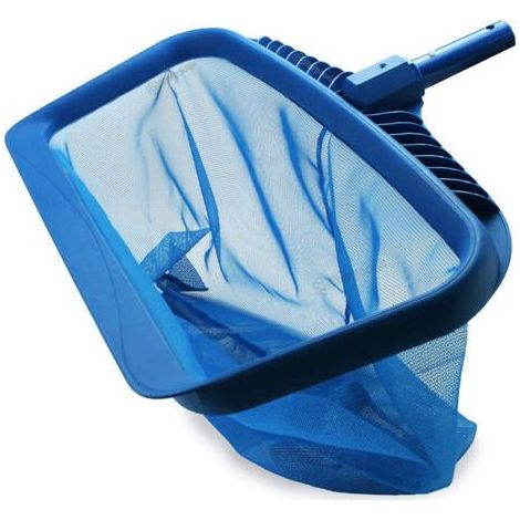 Épuisette de piscine professionnelle, outil de nettoyage robuste avec sac en maille de nylon fin et profond - Nettoyage rapide, bord de ramassage facile pour éliminer les débris (1/3)