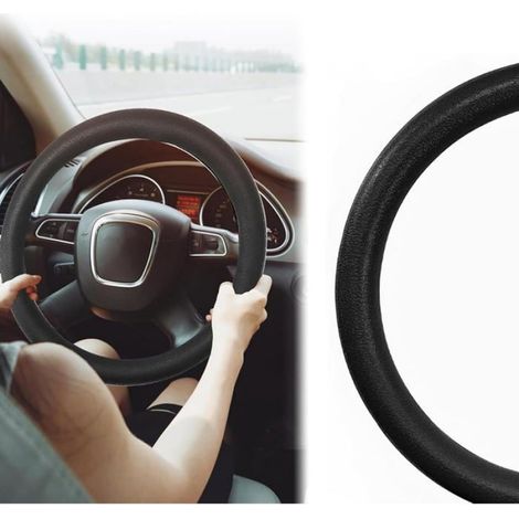 Protege Volant Voiture Silicone Antidérapant, Protège Et Décore Le Volant De 32 À 40Cm, Couvre Volant Voiture En Silicone, Entreti (1/4)