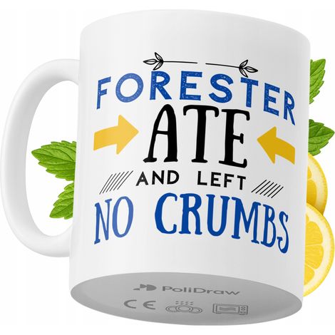 Lustige Kaffeetasse mit witzigem Textdesign für Förster – ideal für Geburtstage, Namenstage, Feiertage und besondere Anlässe. Hochwertige Tasse für Zuhause, Büro und Arbeit. Farbe: Weiß, 330 ml.