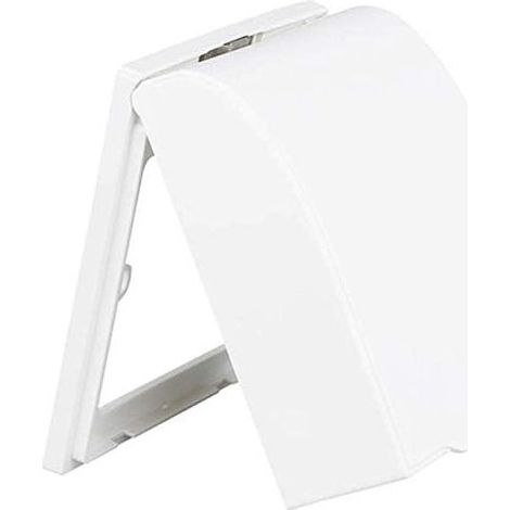 Boîtier de sonnette/interrupteur mural étanche en plastique (blanc) (1/5)