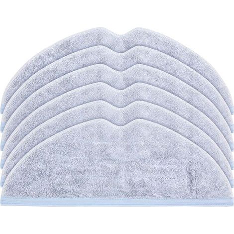 Almohadillas limpieza mopa microfibra repuesto para T7S T7S S7 aspirador accesorios 6 piezas