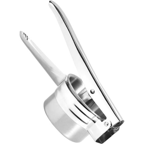 Ergonomischer, manueller Zitrusentsafter aus Edelstahl für Zitronen und andere Zitrusfrüchte.