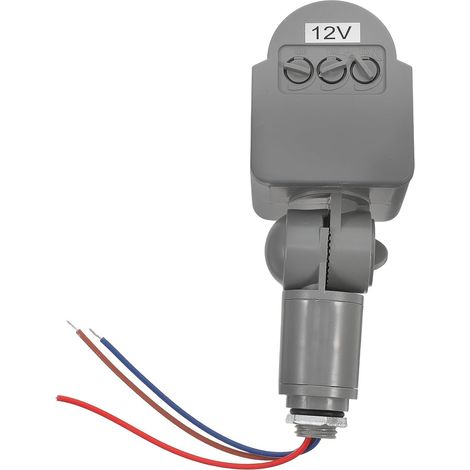 Interrupteur à Détecteur de Mouvement Infrarouge Pir 180° pour Lampes LED 30w Dc12v Délai Réglable et Protection Ip54 pour Parkings et Écoles (1/5)