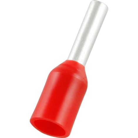 Embout de câblage RS PRO, 1mm², Rouge, longueur 6mm