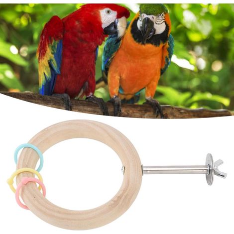 Multifunctional Parrot Swing Stand, Stainless Steel Anti-rust Durable Bird Cage Play Toy