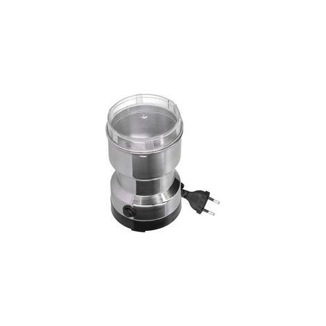 Molinillo de café multifuncional de acero inoxidable: ideal para moler granos, especias y hierbas frescas en la cocina de casa.