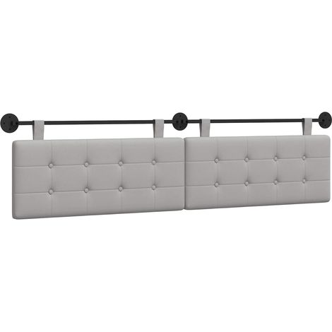 Maison Exclusive - Testiera sospesa Grigio Nuvola Tessuto