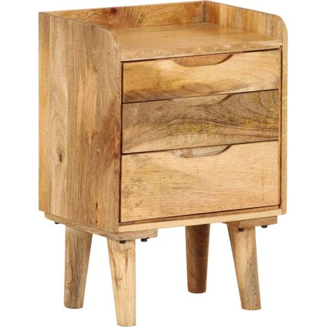 Nachttisch Massivholz Mango 40x30x59,5 cm