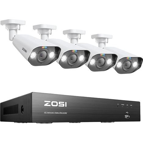 Système de vidéosurveillance, Résolution 8MP, Capacité de vision nocturne, vert armée-a, Aucun (1/2)