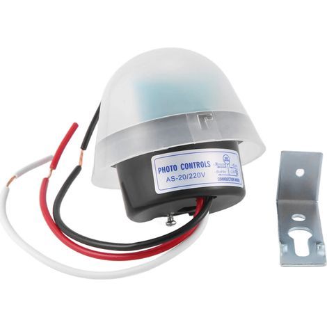 Interrupteur automatique à cellule photoélectrique pour lampadaire, 220 V CA, 50-60 Hz, 10 A (1/5)