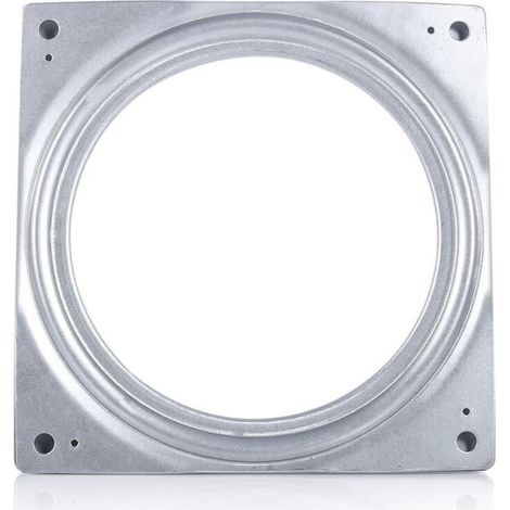 6 Pouces Carré Lazy Susan Roulement Rotatif Pivotant Platine Acier Galvanisé pour Armoires de Cuisine Comptoir Pantry (1/4)