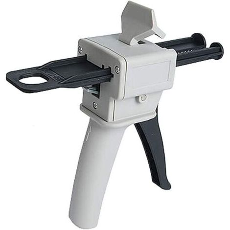 Pistolet Distributeur Époxy 50 ml, AB Pistolet à Colle Époxy Poignée Applicateur pour Mélange Colle, Ratios 1:1 et 2 :1 (Pistolet) (1/5)