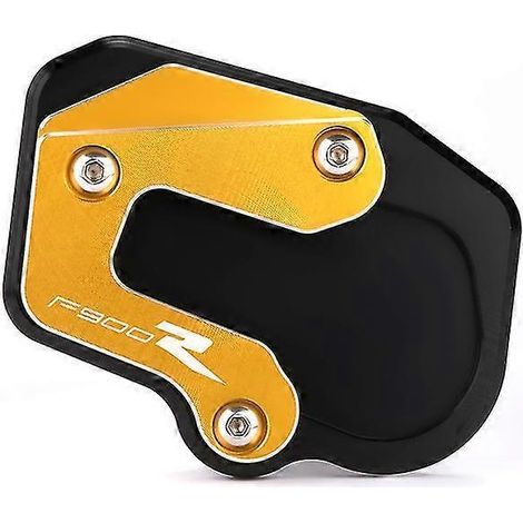 Seitenständerverlängerung für BMW F900 R/XR (2023) – Fußstützenplatte mit F900R-Logo, Gold