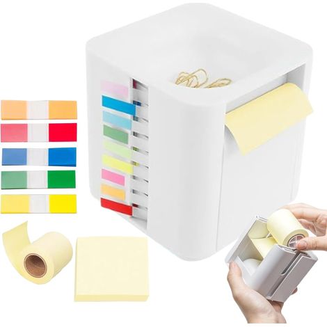 Distributeur de Notes Autocollantes de Bureau - Organisateur De Notes (1/5)