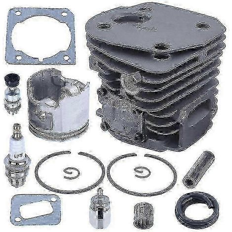45mm Big Bore Cylinder Piston Pressure Relief Valve Fuel Line Kit Compatible Husqvarna 351 350 346xp Epa 345 340-( ) (1/4)