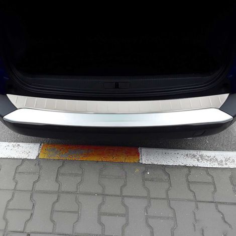 Protection seuil Coffre Pare-Chocs pour Peugeot 2008 2019-2025 INOX Brossé (1/5)