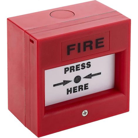 Bouton manuel d'urgence pour alarmes incendie avec voyant LED (1/5)