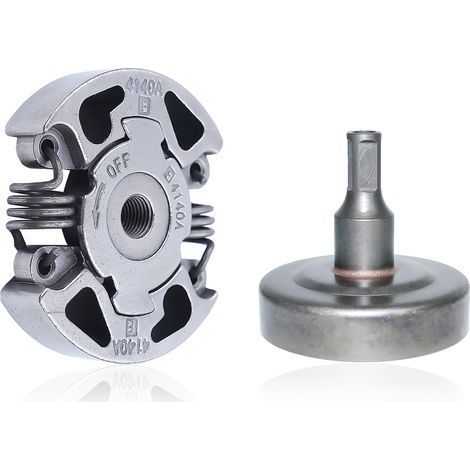 Embrayage et cloche d'embrayag kit pour Stihl FS38 FS40 FS45 FS50 FS55 FS70 et plus séries, Accessoire de débroussailleuse pignon avec tambour embrayage pièces détachées (1/4)