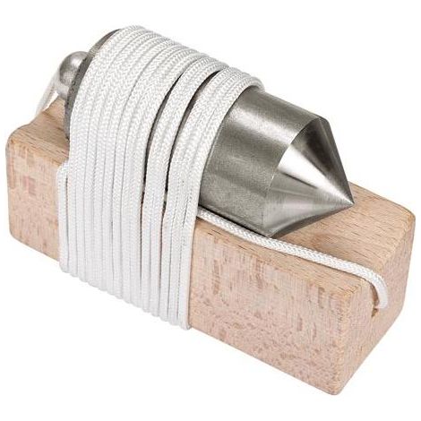 Hilo de plomo sobre bloque - puntiagudo - 500 g