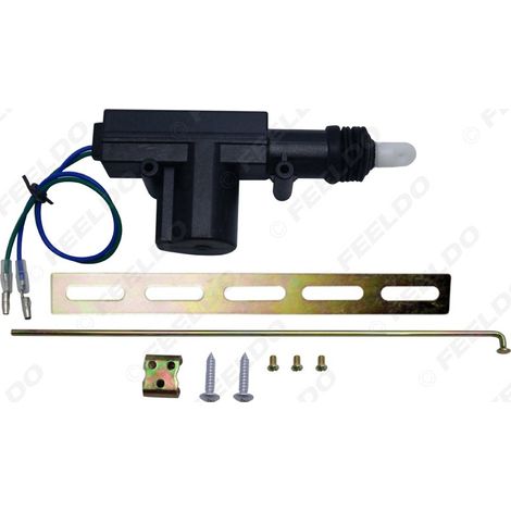 Kit de montage de moteur de verrouillage centralisé à 2 lignes pour voiture, avec pistolet unique, en métal.
