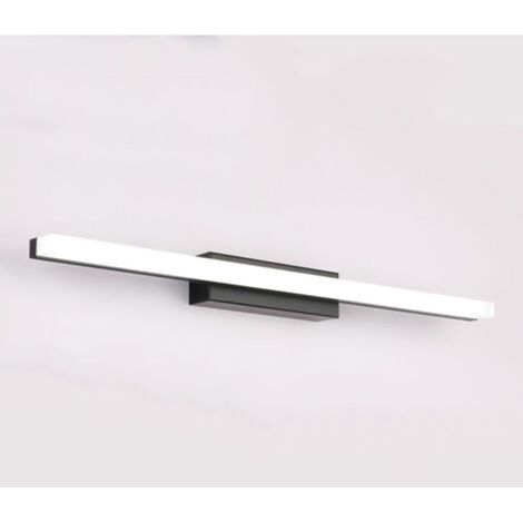 Applique de salle de bain LED 40 cm 9W – Acier inoxydable et acrylique – Lumière blanche froide 6000K – 800 LM – Résistante à l'humidité (1/5)