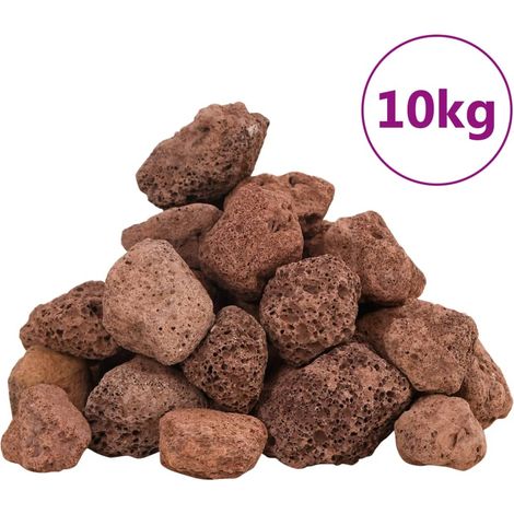 Roches volcaniques 10 kg rouge 3-5 cm CFW63302 (1/5)