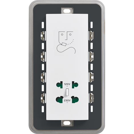 VIMAR - 20291.B Vertikale Rasiersteckdose 230V weiß
