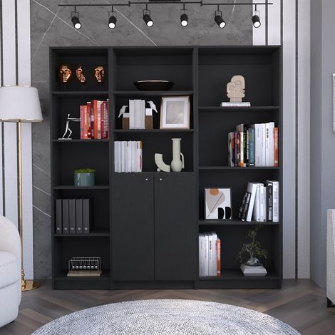 Set de Bibliotecas Modernas con Diseño Práctico y Estilo (1/5)